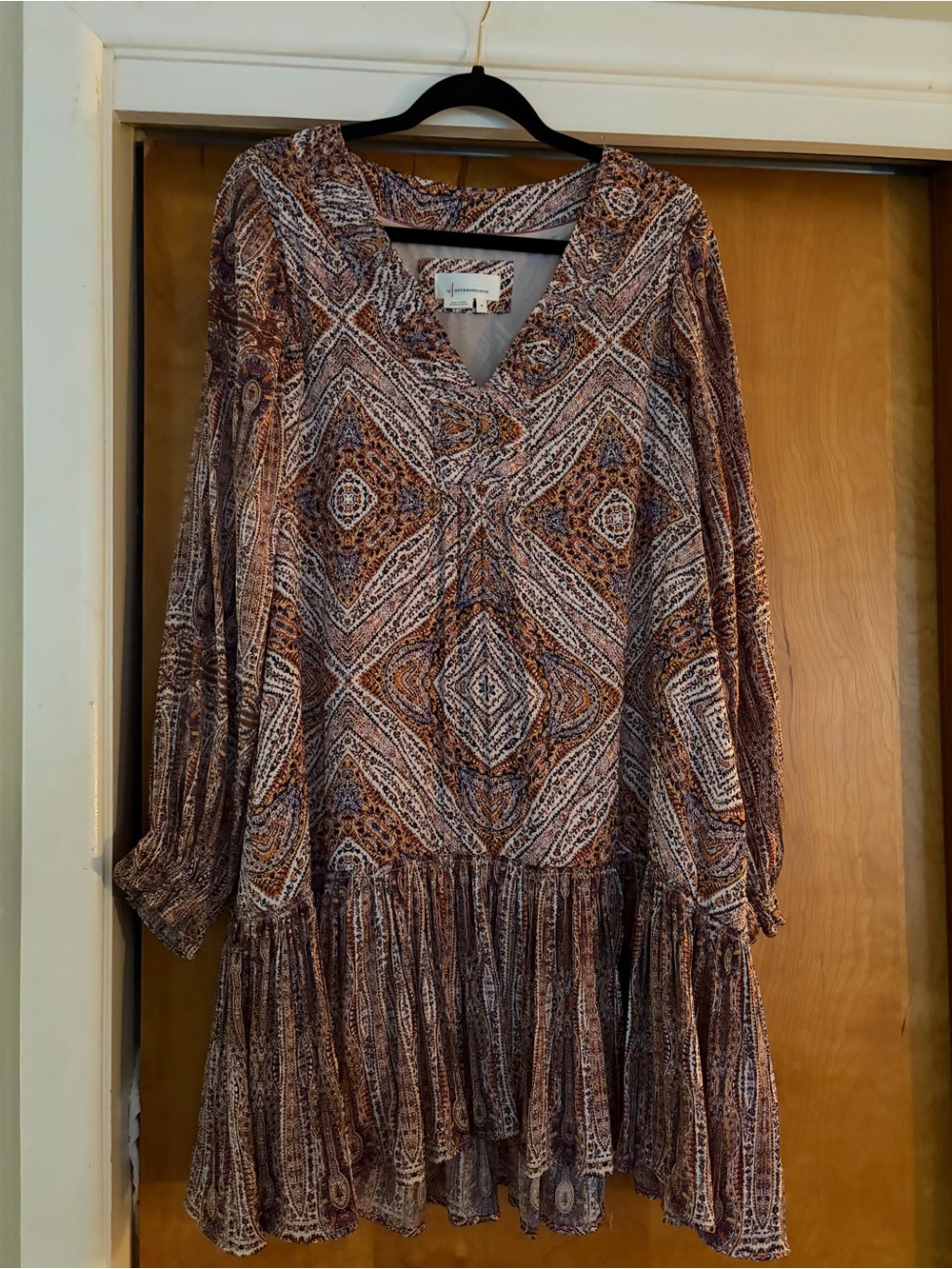 Anthropologie drop waist mini
